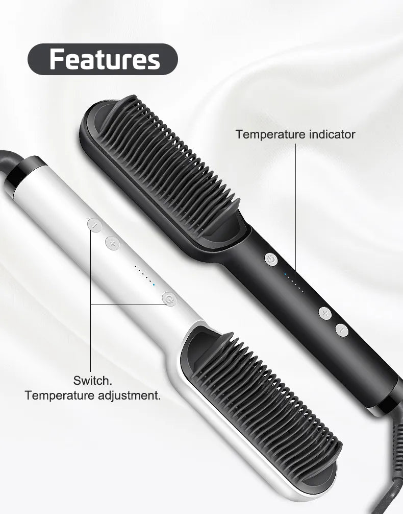 Electric Hair Straightening Comb