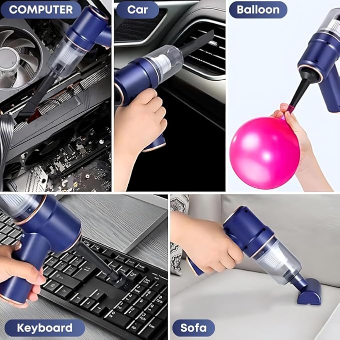 Mini Handheld Vacuum Cleaner Portable Powerful Suction